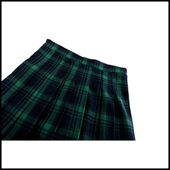 High Waist Pleated Tennis Skirt with Lining Shorts, 100% Polyester - Picture 2 of 4
